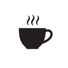 Coffee Cup Side View Silhouette