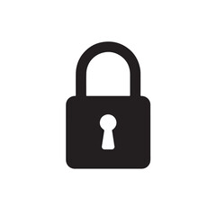 Lock Clear Feature Silhouette