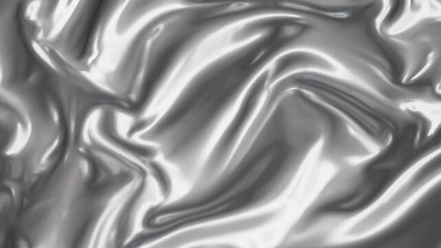 Elegant Silver Satin Drape Texture Background