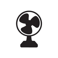 Essential Fan Black Vector Icon