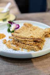 Sesame Crusted Steak stripe