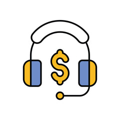 Support Icon vector stock illustration