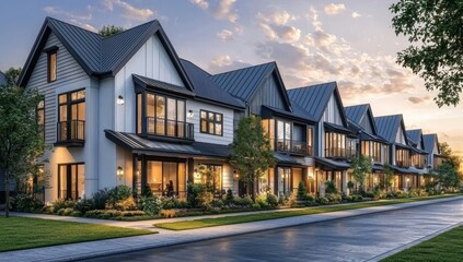 The architectural design emphasizes contemporary aesthetics and functionality. 