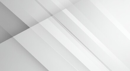 Abstract Geometric White and Gray Background