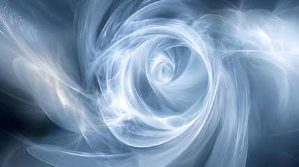 Swirling blue abstract vortex background