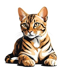 人懐っこい一面をみせる家猫のベンガル