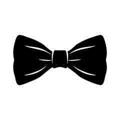 Black Bow Tie Silhouette. Perfect for Formal Wear, Tuxedo,  Logos & Fashion Branding