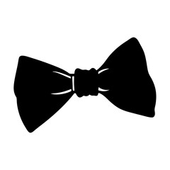 Black Bow Tie Silhouette. Perfect for Formal Wear, Tuxedo,  Logos & Fashion Branding