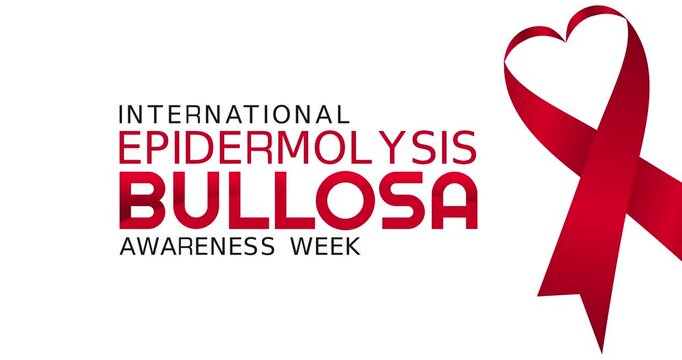 international epidermolysis bullosa motion video, ideal for international epidermolysis bullosa celebration