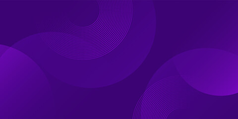 Purple circle overlap modern abstract background for template design, banner, poster, wallpaper. vector illustration