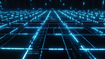 Obraz premium binary code background
