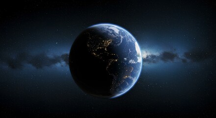 Fototapeta premium earth and moon