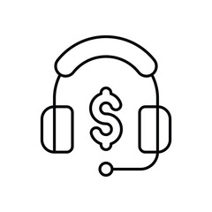 Support Icon vector stock illustration