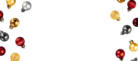 luxury Christmas banner copy space