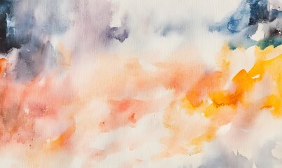 Abstract colorful watercolor paint paper background texture