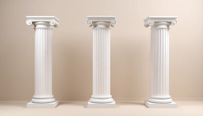 Obraz premium classical column isolated