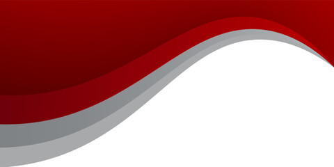 red gray abstract wave background for corporate banner, business presentation, poster, journal cover.
