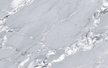 Luxurious Silver Marble Stone Texture Pattern