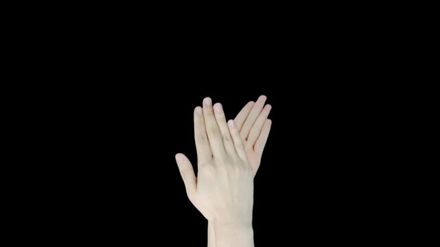 women hand movement. 
