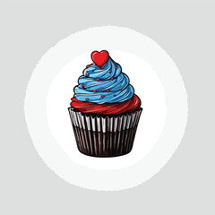 cup cake vector for design needs