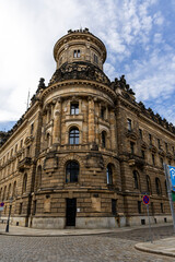 Antique architecture of old buildings Dresden, Germany