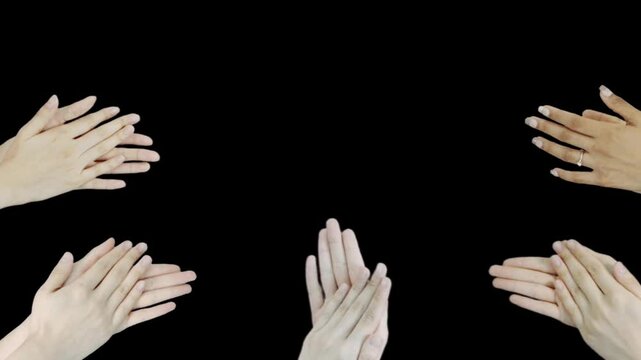 women hand movement. 