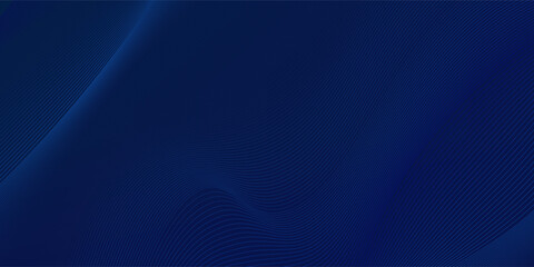 Luxury background design with diagonal abstract blue   line pattern in dark color. Vector horizontal template for business banner, premium invitation, voucher, prestigious gift certificate.
