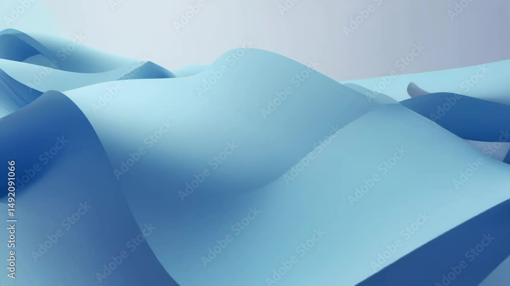 Poster pale blue curved gradient lines for modern abstract backgrounds in web design and digital art
