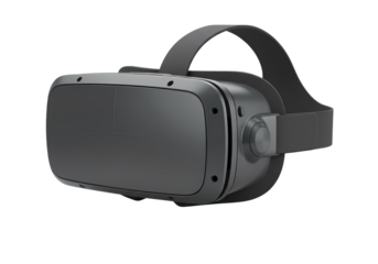 Oculus Rift VR Headset Immersive Virtual Reality Experience on Transparent background