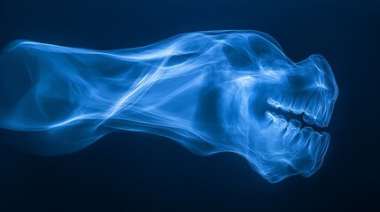 An X-ray of a wisdom tooth used by dentists for diagnostic purposes