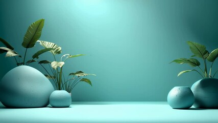 Soft Teal Gradient Backdrop: Minimal Illustrative Fade for Modern Digital Displays and Artistic Portfolios