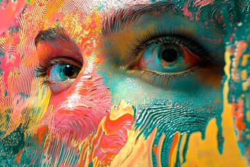 Strange thoughts. How to treat hallucinations. Metaphorical dmt physical senses, of a mental illusion. Lights in darkness. Hallucination - due to dmt: abstract image of physical state.