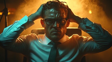 Stressed Businessman