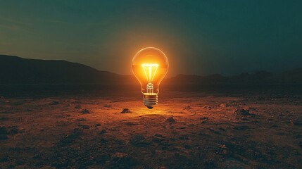 Bright Idea in a Barren Landscape