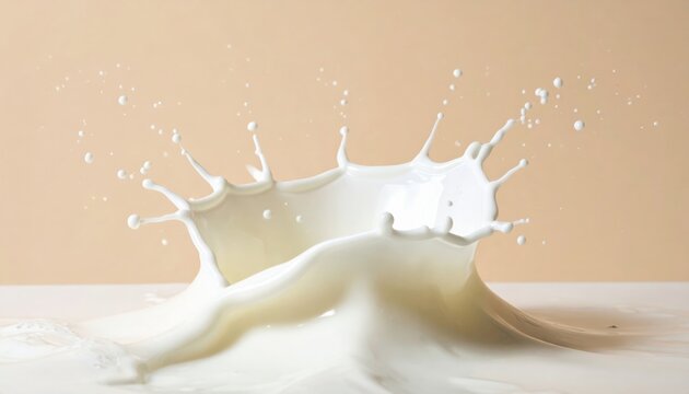 Fresh white milk splash, a healthy dairy drink creating motion on both black and white backgrounds with a macro close-up