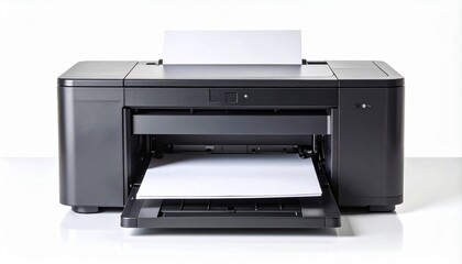 printer isolated on white background