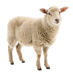 Fototapeta premium Sheep isolated on transparent background
