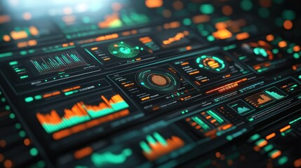 Complex data visualization dashboard