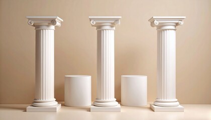 Obraz premium columns of the ancient greek temple