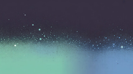 Obraz premium Abstract Cosmic Gradient Background with Teal and Blue Spray Paint Texture