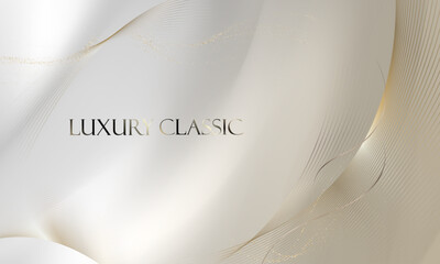 Luxury Classic Abstract Wave Design.