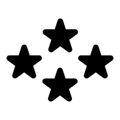 Obraz premium Four star icon