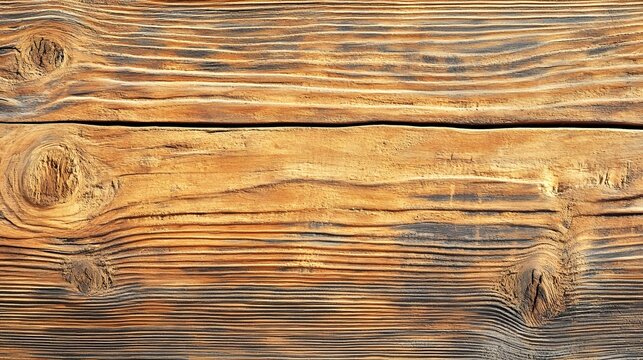 Photograph of weathered, textured wood planks with visible grain and knots.