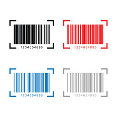 Qr code on white background