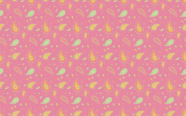 Tiled colourful as paisley growth. Classic buta as card summer. Floral endless by artistic petal.