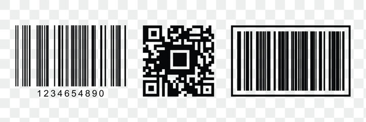 QR code icon vector
