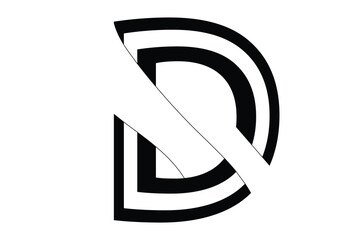 D Trade logo  – Simple, clean, modern, strong and versatile.