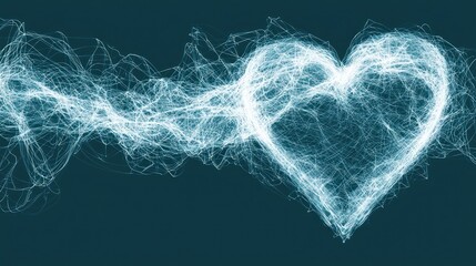 Abstract heart design