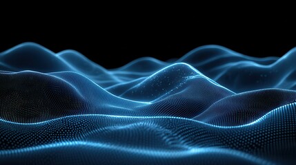 Fototapeta premium Abstract digital landscape (70)