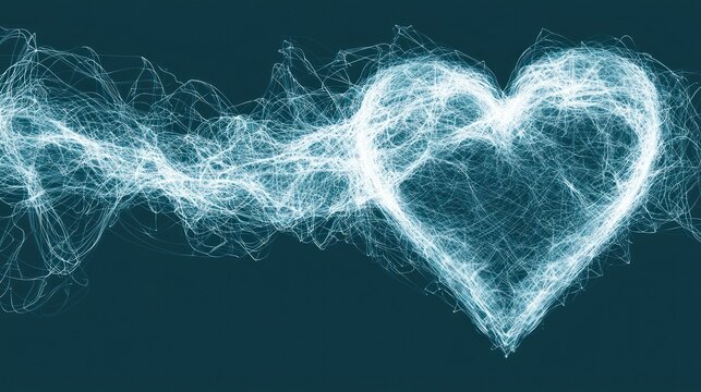 Abstract heart design